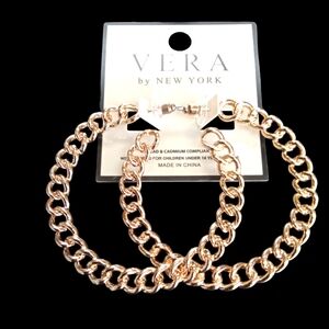 Edgy & Elegant VERA Gold Hoops